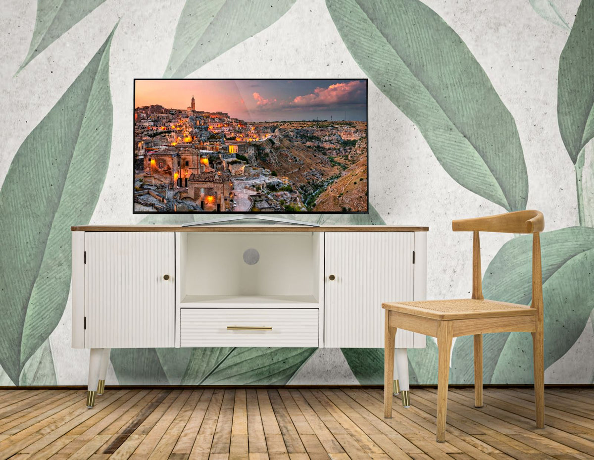 Mobile Porta TV Matera 117x40x60 cm con Design Elegante e Funzionale