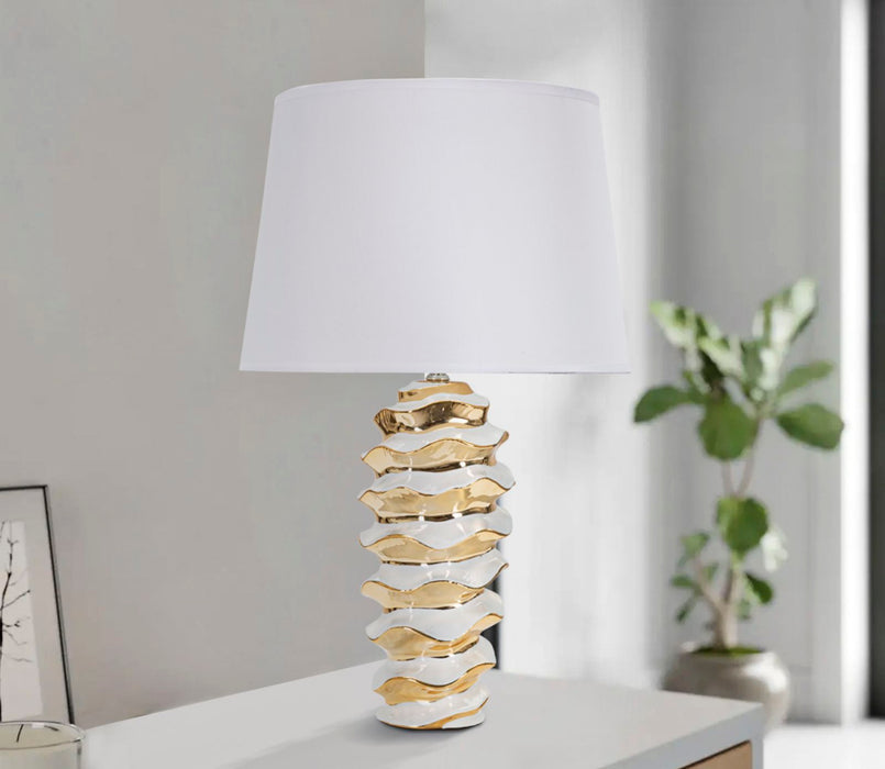 Lampada da Tavolo Elegante Glam Space cm ø 33x53