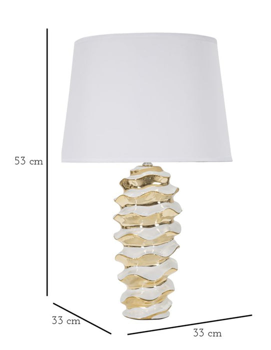 Lampada da Tavolo Elegante Glam Space cm ø 33x53