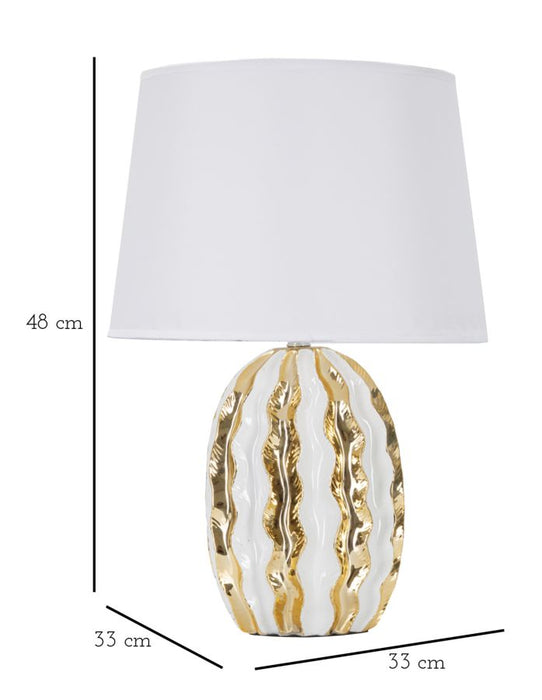 Lampada da tavolo elegante Glam Stary 33x48 cm