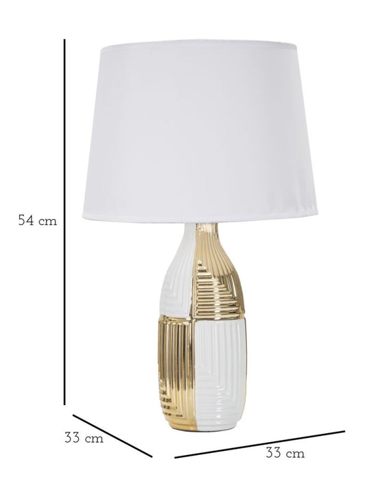 Lampada da tavolo elegante Glam Line cm ø 33x54