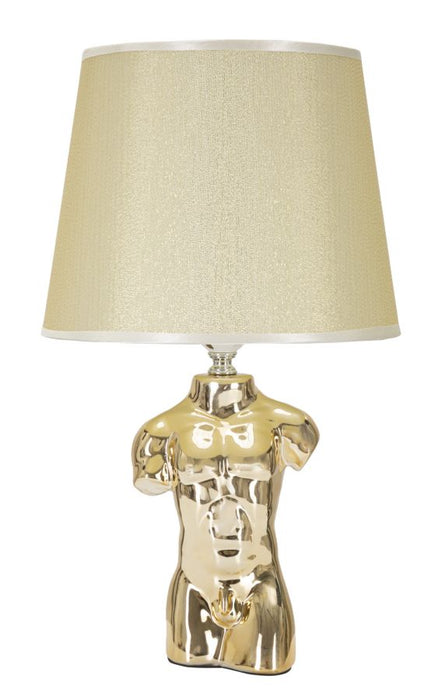 Lampada da Comodino Elegante Uomo cm 25x42,5