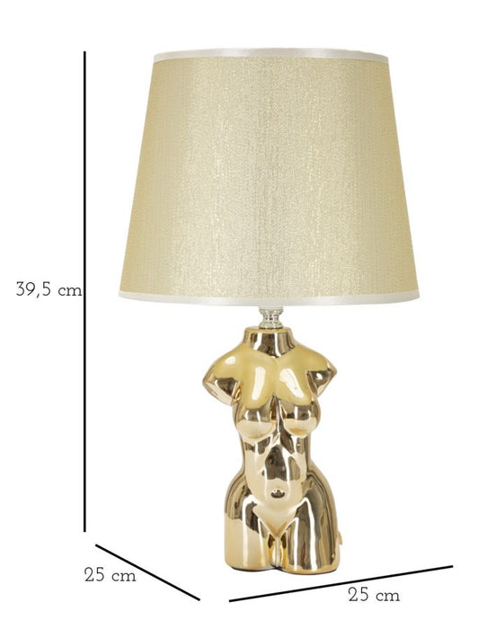 Lampada da Comodino Eleganza Femminile cm ø 25x39,5