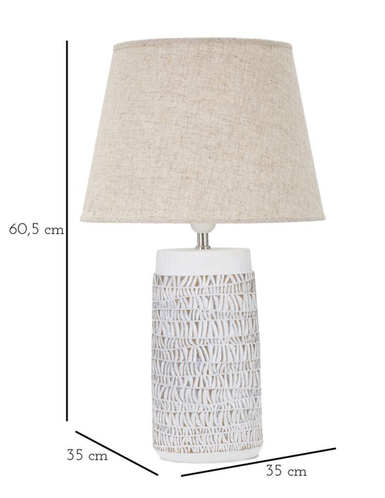 Lampada da Tavolo Nairobi in Resina Ø 35 cm - Elegante e Moderna