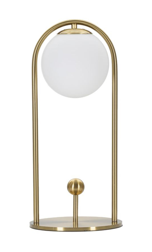 Lampada da Tavolo Elegante Glamy Arc - cm ø 21x47