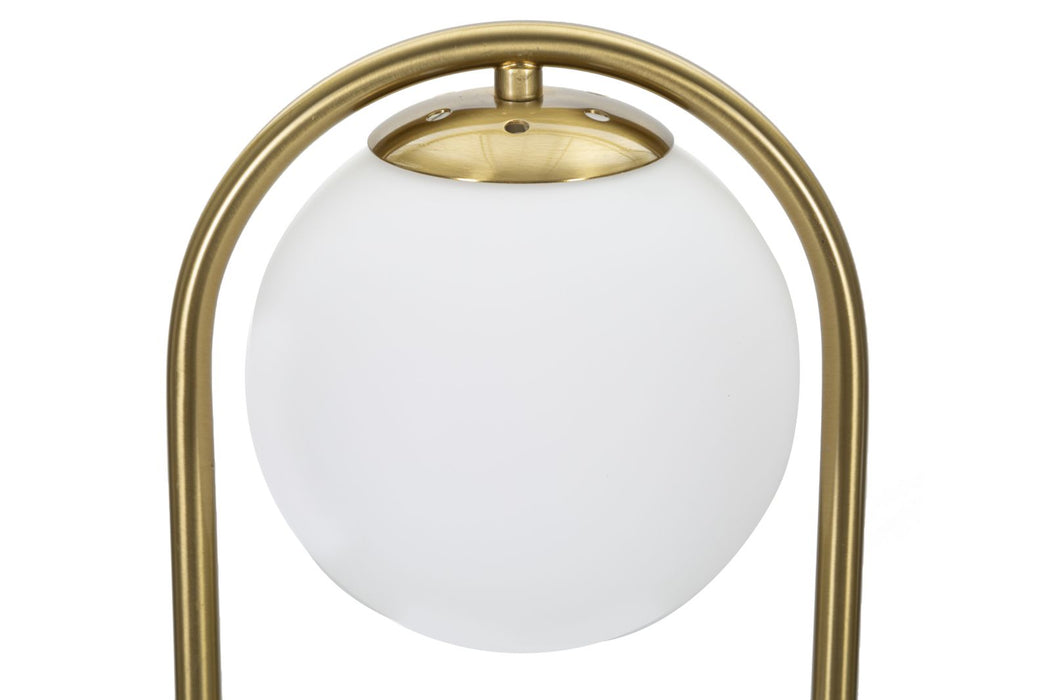 Lampada da Tavolo Elegante Glamy Arc - cm ø 21x47