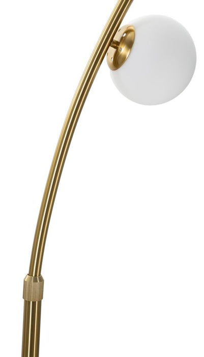 Lampada da Terra Glamour Arc con 6 Luci Regolabile in Altezza 220-246 cm