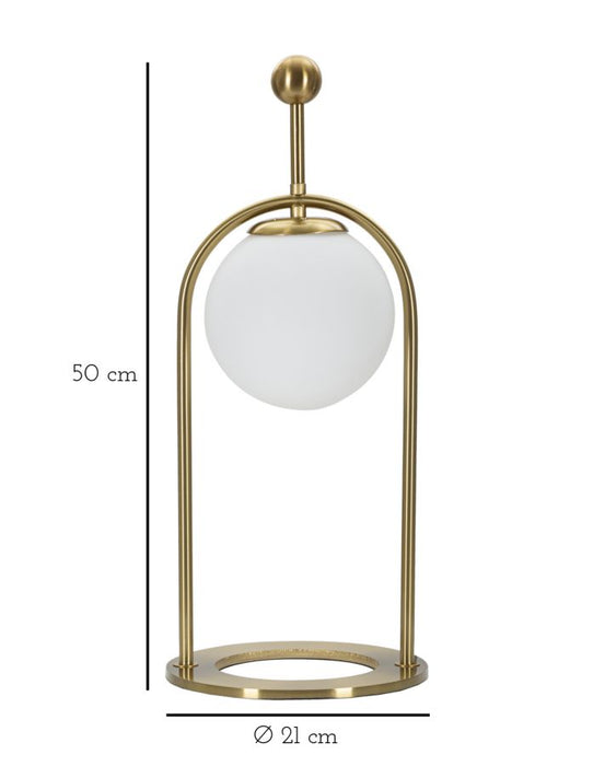 Lampada da Tavolo Glamy Arc - Design Elegante e Moderno ø 21x50 cm