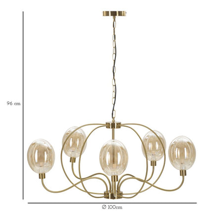 Lampadario Vienna Elegante Ø 100 cm - Altezza 96 cm