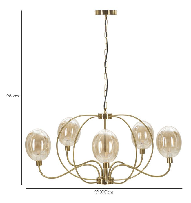 Lampadario Vienna Elegante Ø 100 cm - Altezza 96 cm