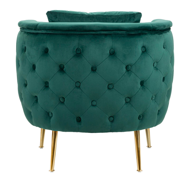 Poltrona Bucarest Verde Elegante 76x74x73 cm