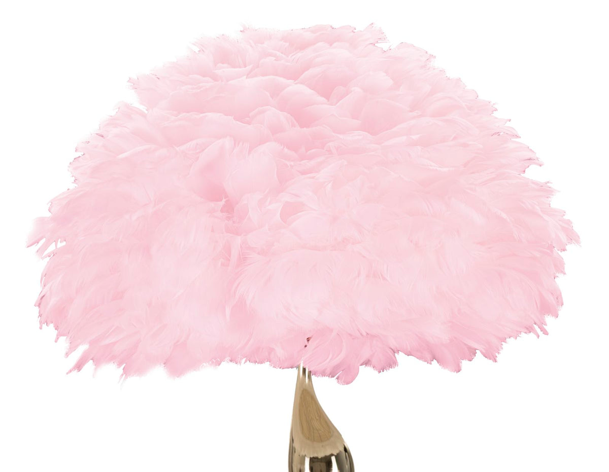 Lampada da terra snella in rosa cm ø 50x165