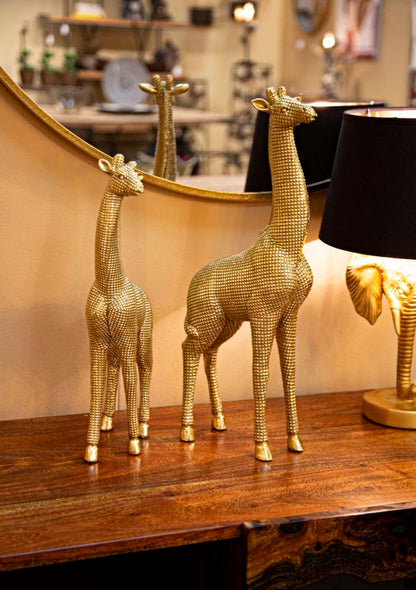 Giraffa Elegante in Oro 20x9,8x49