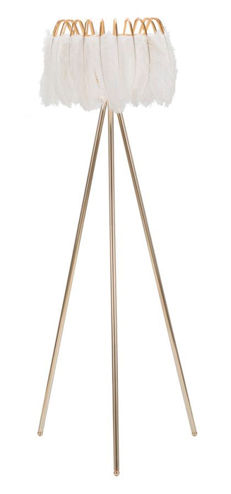 Lampada da terra eleganza piumata cm ø 46x147