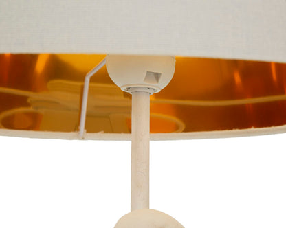 Lampada da Tavolo Octopus Bianca Design Moderno cm ø 30,5x64,5