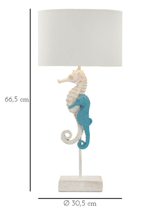 Lampada da Tavolo con Design Cavalluccio Marino Ø 30,5 cm x 66,5 cm