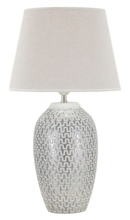 Lampada da Tavolo Wave in Resina Ø 35 cm - Altezza 65 cm