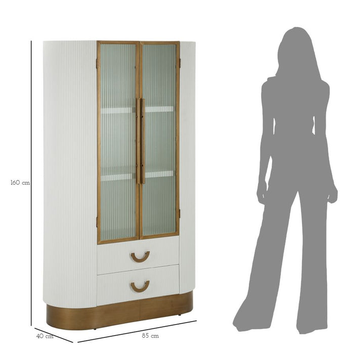 Vetrinetta Elegante Tolosa 85x40x160 cm