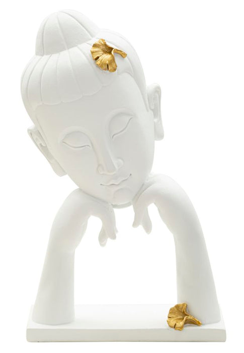 Testa di Buddha Elegante - Dimensioni 21,5x13x36 cm