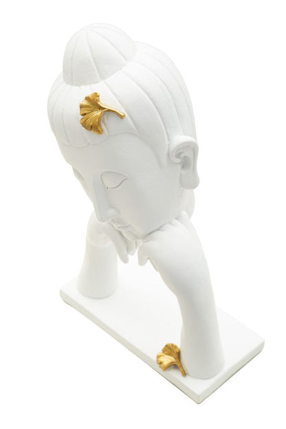 Testa di Buddha Elegante - Dimensioni 21,5x13x36 cm