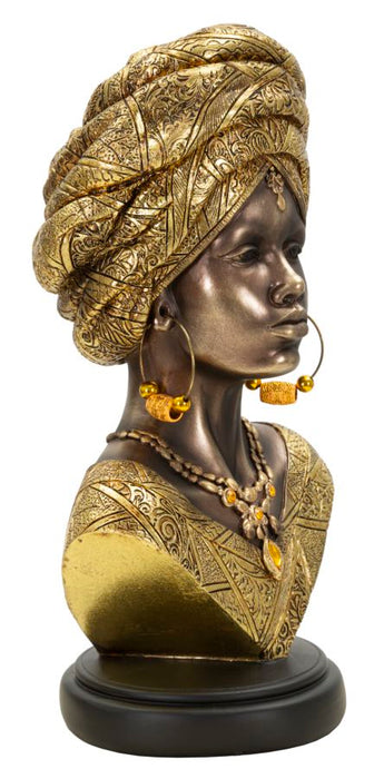 Scultura Africana Elegante 21x16x38 cm