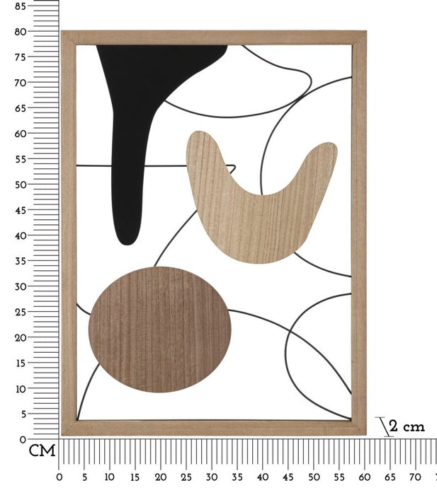 Pannello Decorativo Astratto Astroy - cm 60x2x80