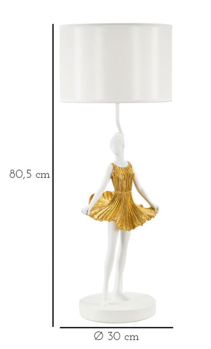 Lampada da Tavolo Eleganza Ballerina cm ø 32x90,5