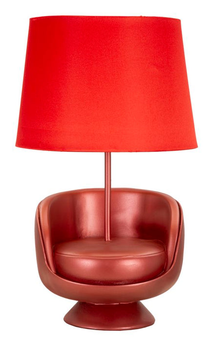 Lampada da Tavolo Retro Rossa Ø 26x43 cm