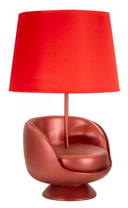 Lampada da Tavolo Retro Rossa Ø 26x43 cm