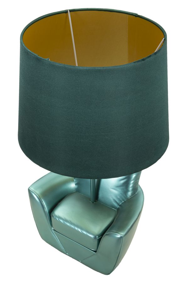 Lampada da Comodino Vintage Turchese Ø 26x43 cm