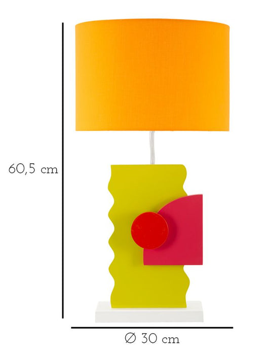 Lampada da Tavolo Color -b- Design Futurista 30x60,5