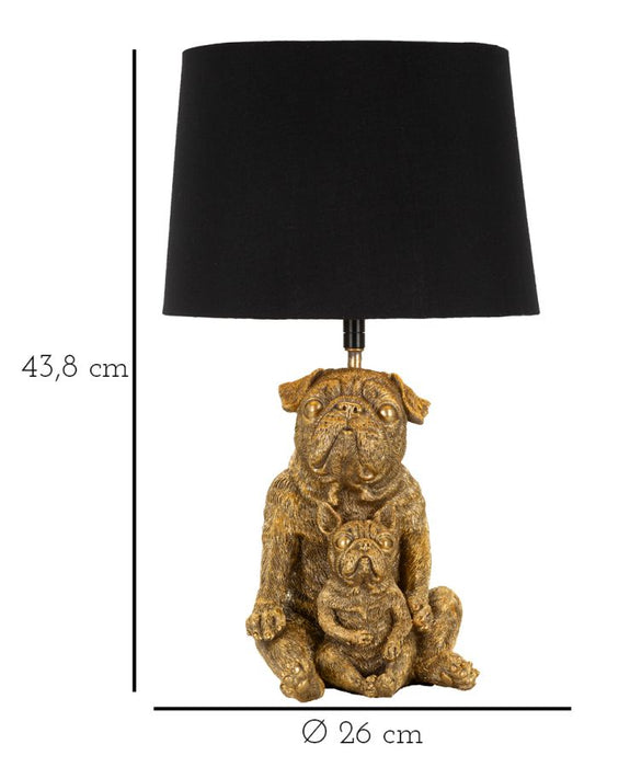 Lampada da Tavolo Eleganza Canina cm ø 26x43,8