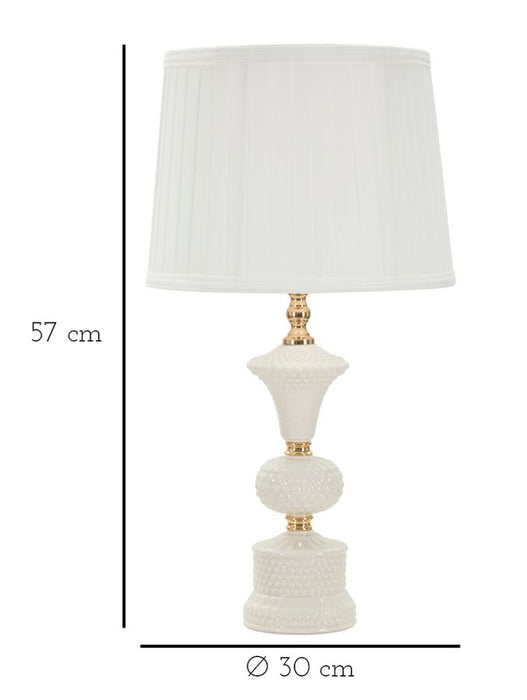 Lampada da Tavolo Elegante Caserta cm ø 30x57