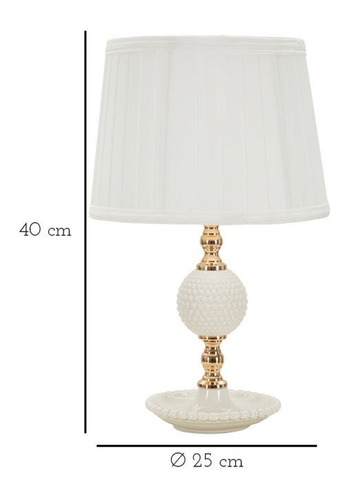 Lampada da Tavolo Napoli Ø 25 cm - Altezza 40 cm