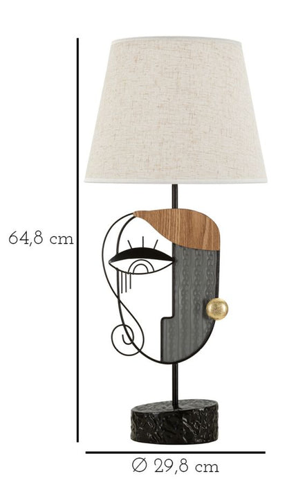 Lampada da Tavolo Picassy Elegante Ø 29,8 cm - Altezza 64,8 cm