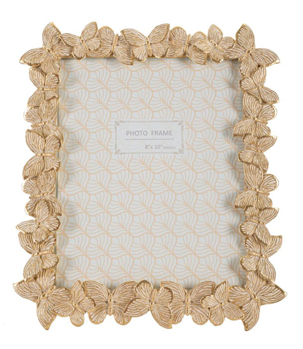 Cornice Decorativa Farfalle Oro 27,5x2,6x32,5 cm (interno 20x25 cm)