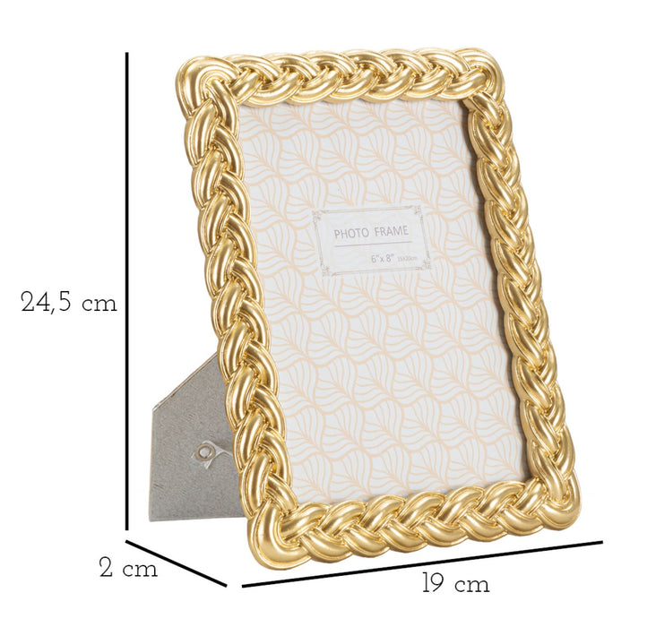 Cornice Elegante Rope 19x2x24,5 cm (misura interna 15x20 cm)