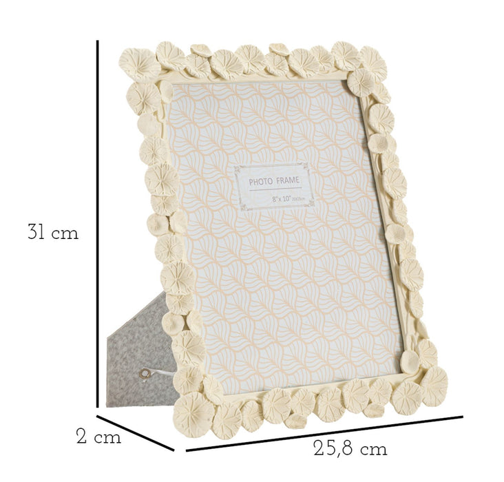 Cornice elegante Lotus - Dimensioni 25,8x2x31 cm (Interna 20x25 cm)