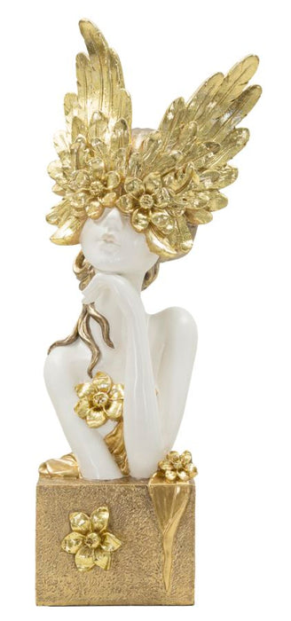 Busto di Minerva Elegante 20x17x50 cm