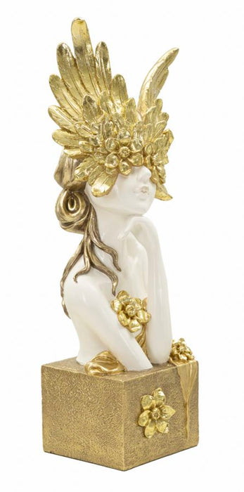 Busto di Minerva Elegante 20x17x50 cm