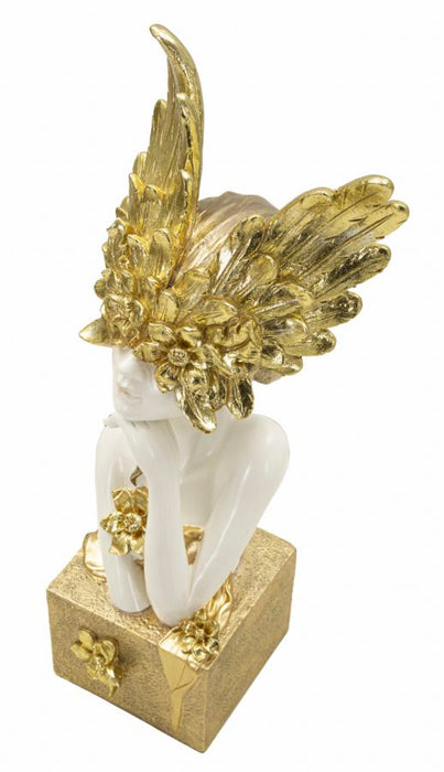 Busto di Minerva Elegante 20x17x50 cm