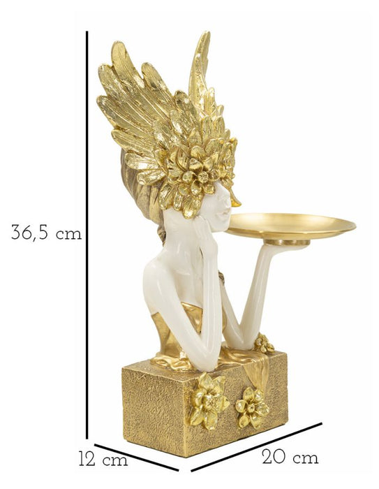 Scultura di Minerva Elegante 20x12x36,5 cm