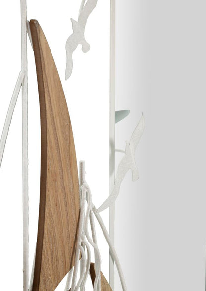 Specchio da parete Adriatic 60x4,4 cm - Eleganza e Design Marittimo