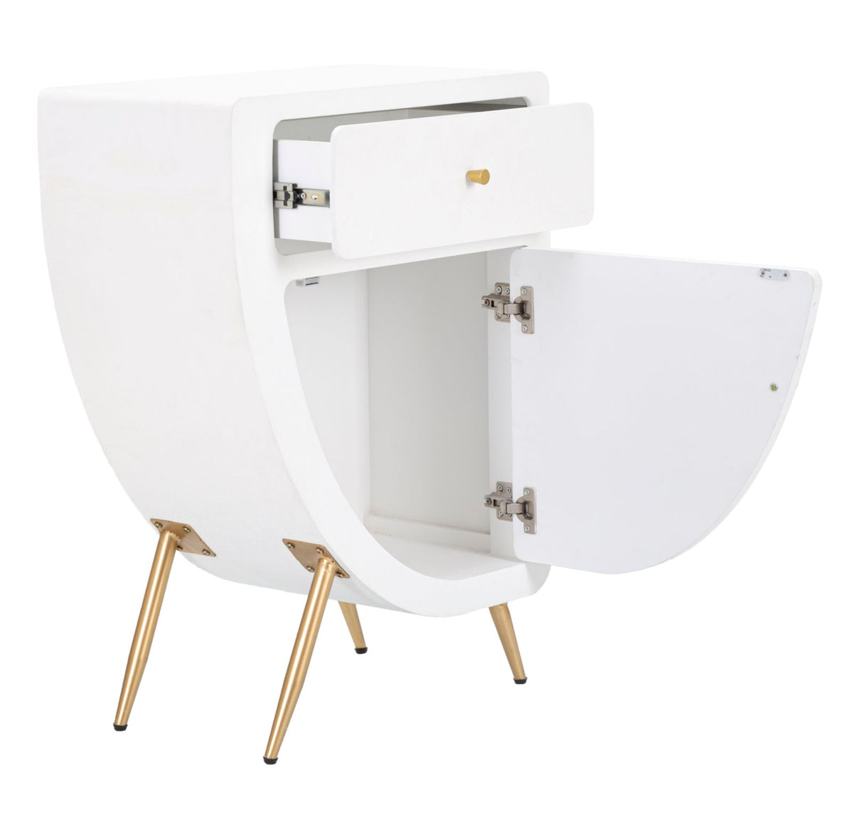 Comodino Alto Venus Design Retro cm 60x32x79