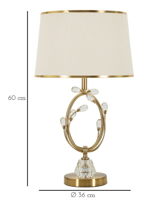 Lampada da Tavolo Eleganza Versailles ø 36x60