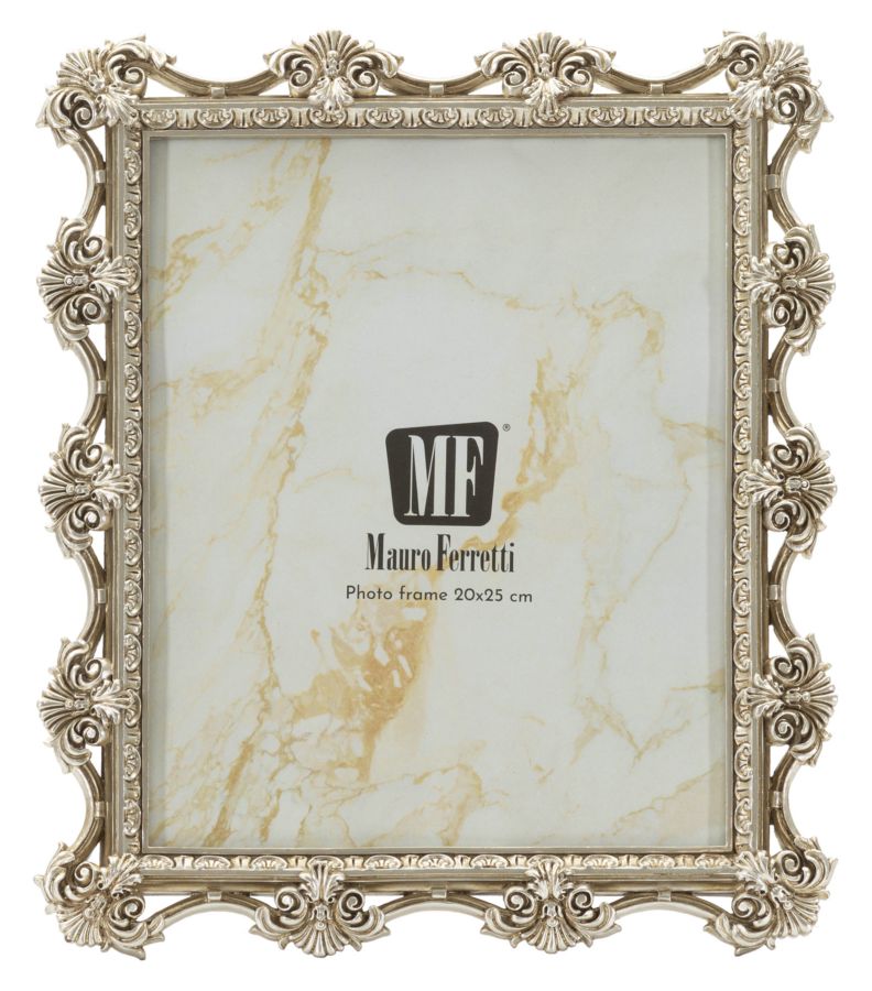 Fotocornice Florence CM 27X2,2X32 in stile barocco con ornamenti classici Mauro Ferretti, ideale per arredamento vintage o elegante.