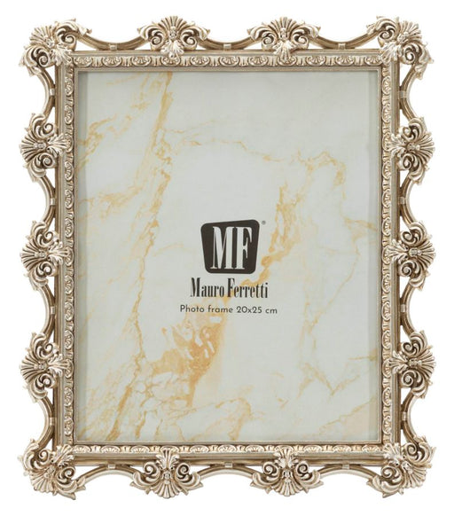 Fotocornice Florence CM 27X2,2X32 in stile barocco con ornamenti classici Mauro Ferretti, ideale per arredamento vintage o elegante.