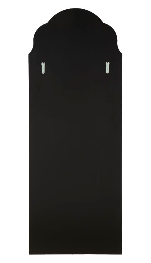 Retro dello specchio da muro Tangeri blu cm 55x2x150 elegante, con supporti per fissaggio a parete integrati.