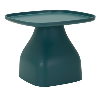 Tavolinetto Gea Blu Versatile con design moderno ed elegante, dimensioni 48x48x38 cm, ideale per arredamenti contemporanei.