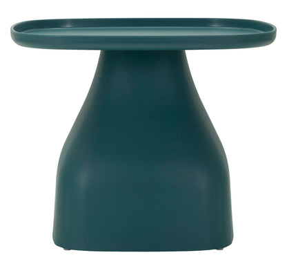 Tavolinetto Elegante Gea Blu con struttura solida e finitura opaca, perfetto per ambienti interni moderni e versatili.
